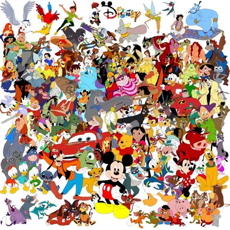 Walt Disney 50 Animated Motion Pictures images Disney Characters ...