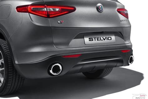 Nakładka zderzaka tylnego Alfa Romeo Stelvio bez haka holowniczego