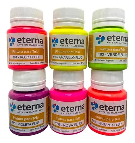 Pintura Para Tela Fluo Eterna 37ml MercadoLibre