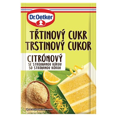 Dr Oetker Třtinový cukr citrónový se strouhanou kůrou 15g BILLA e shop