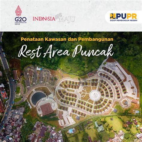 penataaan kawasan  pembangunan rest area puncak dagu komunika