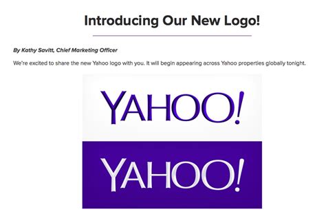 Yahoo unveils new logo - The Columbian