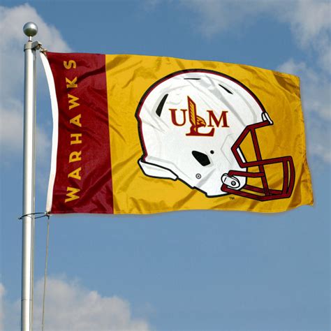 Louisiana Monroe Warhawks Football Helmet Flag Large 3x5 Ebay