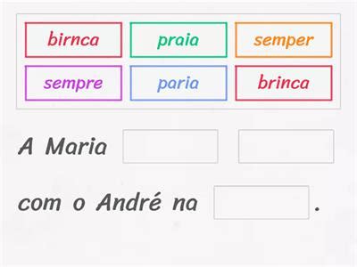 Fonema R Em Grupo Conson Ntico Recursos De Ensino