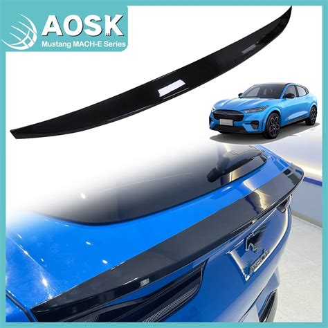 Buy Aoskonology For Mustang Mach E Rear Spoiler Oem Style Trunk Spoiler Wing Compatible With