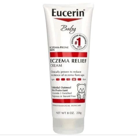 Jual Eucerin Baby Eczema Relief Cream Fragrance Free 226g Shopee