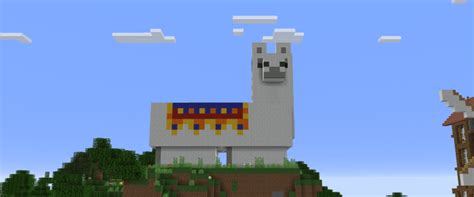 Llama Pixelart My Girlfriend Made Rminecraft