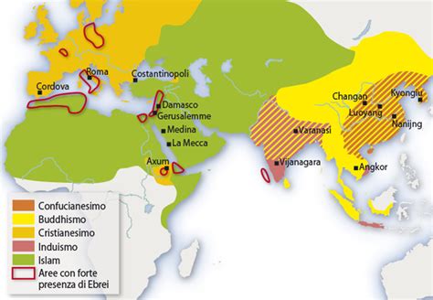 La Diffusione Delle Religioni Nel Mondo Nellviii Secolo