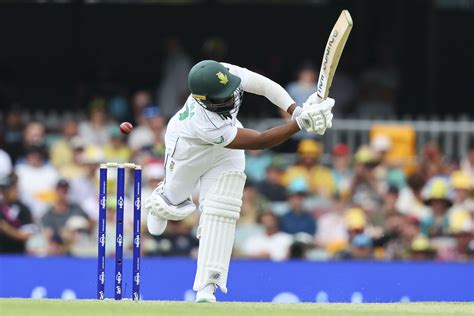 It Was A Tough Pitch To Bat On As Temba Bavuma Illustrates Here