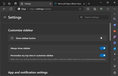 Microsoft Edge Finally Lets You Hide The Sidebar Button