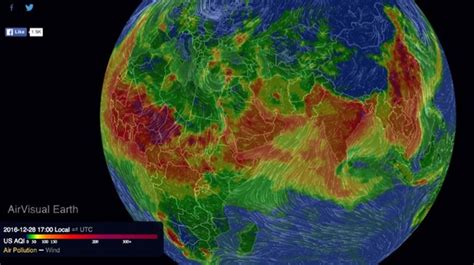 Air Pollution World Map