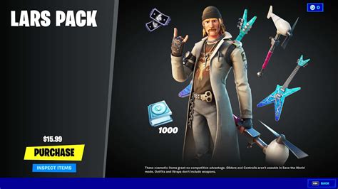 LARS PACK In Fortnite NEW STW BUNDLE Preview YouTube