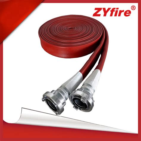 Zyfire Red Color High Pressure Flexible NBR Rubber Water Delivery Fire