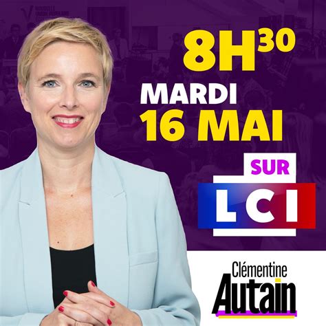 Cl Mentine Autain On Twitter Je Serai Demain L Invit E De La Matinale