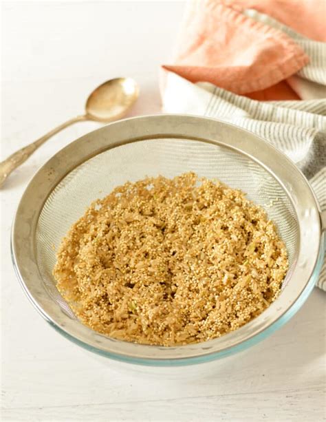 Easy Brown Rice & Quinoa - caramel and cashews