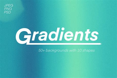 51 Gradient backgrounds with shapes | Photoshop Graphics ~ Creative Market