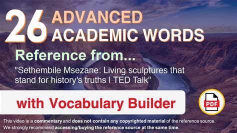 Advanced Academic Words Words Ref From Living Sculptures That Stand