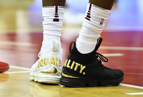 Lebron James Wears Special Equality Shoes In Cavaliers Game In