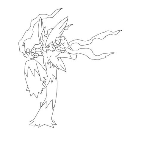 Coloring Page Pok Mon Mega Blaziken Pok Mon Beginning With M Free