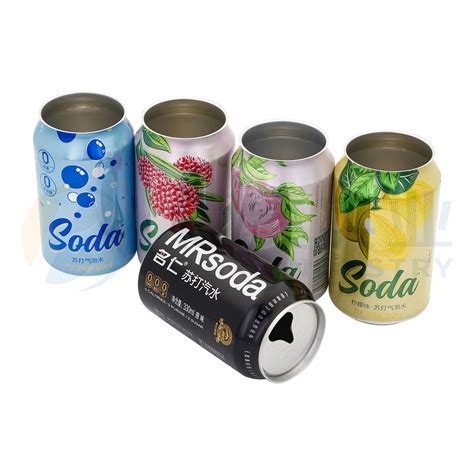 Ml Empty Printed Aluminum Cans With Eoe Lids Caps For Beer Soda