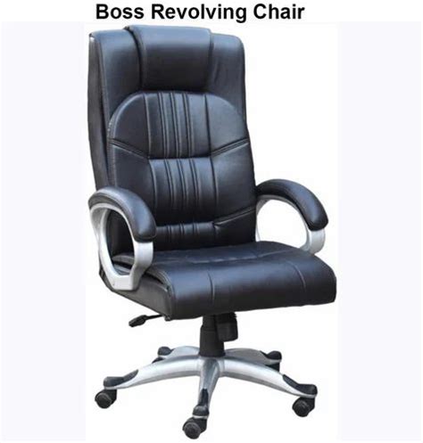 Rexine High Back Boss Revolving Chair Fixed Arm At Rs In Chandigarh