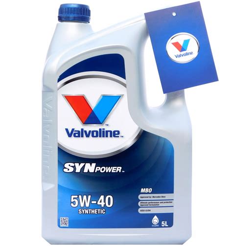 Olej Valvoline SynPower MBO 5W40 5L PROMOCJA 892276 za 178,99 zł z ...
