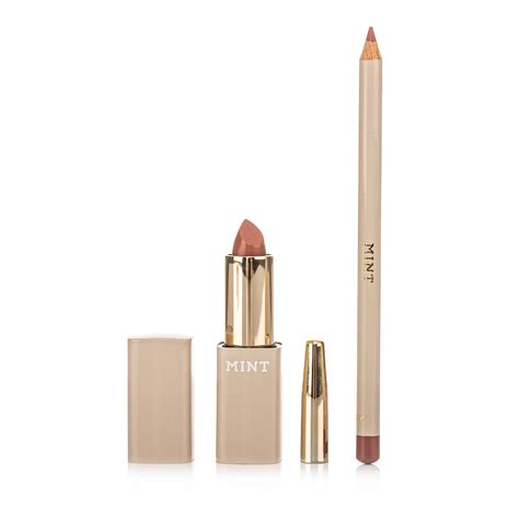MINT MAKE UP Set Aus Nude Lippenstift 3 32g Konturenstift 1 5g QVC De