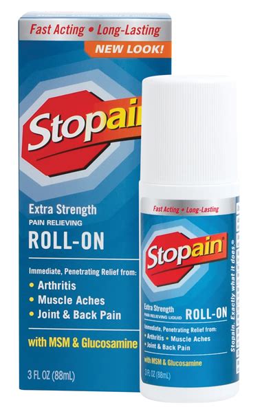 Stopain Extra Strength Roll On Fl Oz Stopain