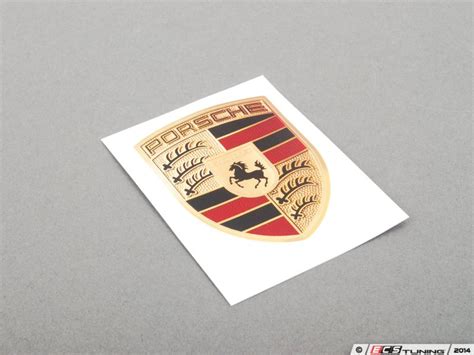 Genuine Porsche 99655921190 Porsche Crest Hood Badge Decal