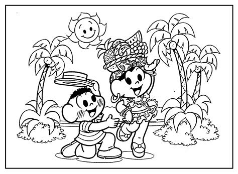 Desenhos Para Colorir Magali