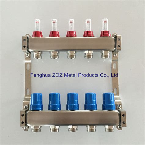 Stainless Steel Flow Meter Manifolds For Underfloor Heating Systems