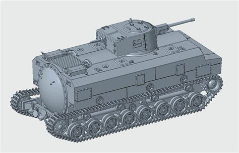 STL File JAPAN TANK KA CHI BEST BIGGEST PACK 2 3D Print Design To