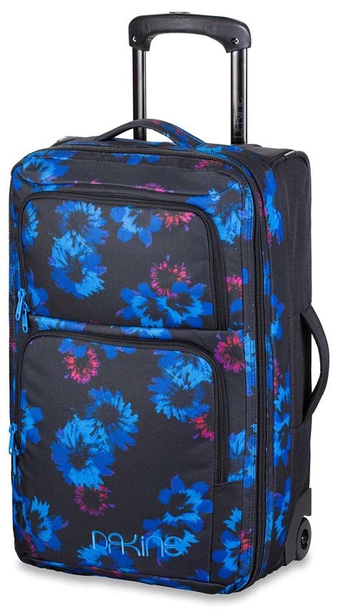 Dakine Womens Carry On Roller Luggage Blue Flowers For Sale At