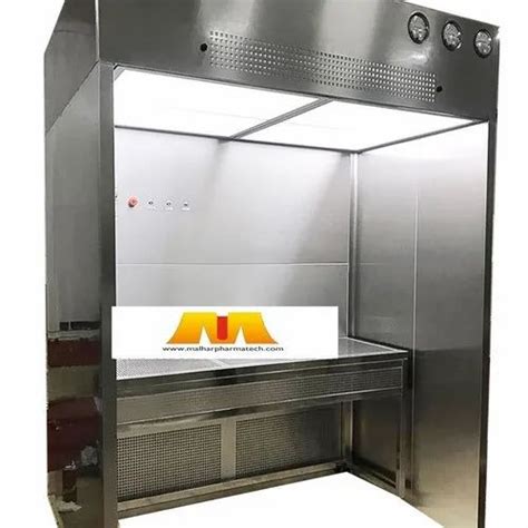 Malhar SS Flame Proof Dispensing Booth For Laboratory Size 6 X 2 X 6