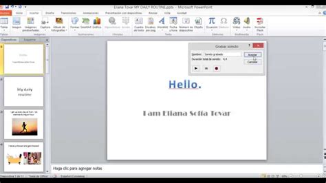 Grabar Voz En Powerpoint Youtube