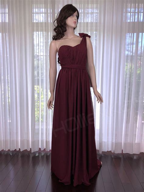 Maroon Bridesmaid Dress Multiway Bridesmaid Dress Maroon Etsy