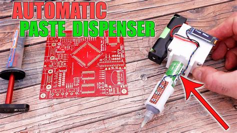 Arduino Homemade 3d Printed Solder Paste Dispenser Stl Files Download