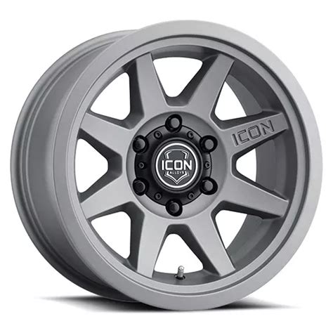 Llanta Aro 17 6x139 Icon Alloys Rebound Slx Charcoal Cuotas Sin