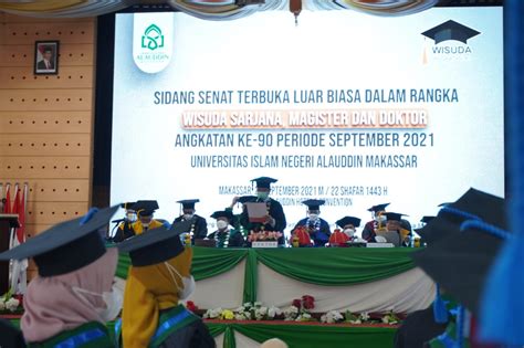 Dihadapan Wisudawan Angkatan Rektor Uin Alauddin Jadilah Alumni