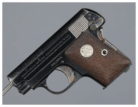 At Auction Colt Model 1908 Vest Pocket Semi Automatic Pistol