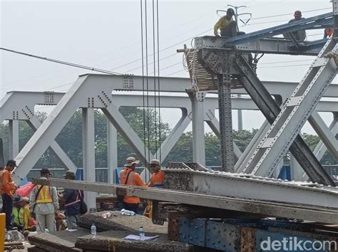 jembatan rel madukoro semarang diperbaiki  rekayasa lalinnya