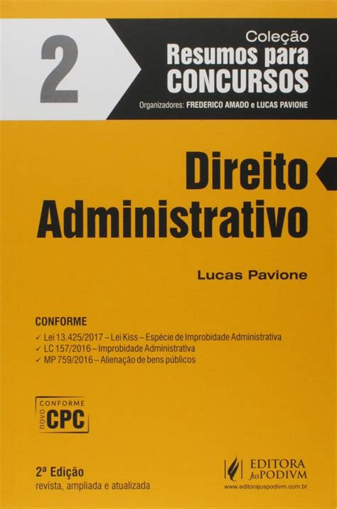 Direito Administrativo Volume 2 Coleção Resumos Para Concursos