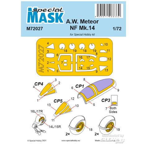 A W Meteor NF Mk 14 Mask