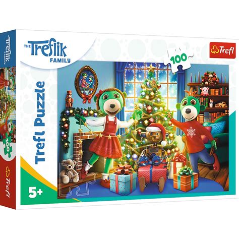 Trefl Puzzle Świąteczny czas z Treflikami 100 el Trefl Sklep