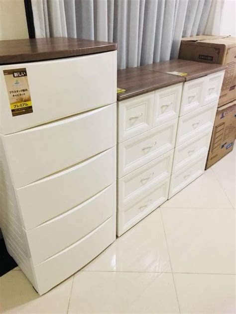 Promo Lemari Plastik Susun Laci Drawer Olymplast Odc C B Putih