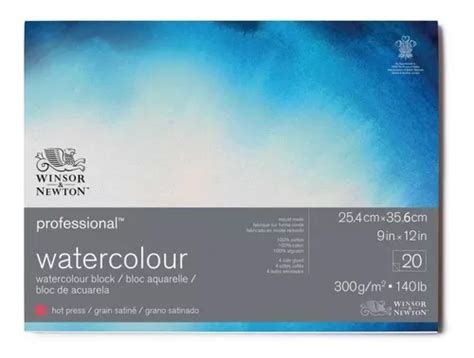 Winsor Block Profesional Acuarela 25 4x35 6cm 300g Satinado