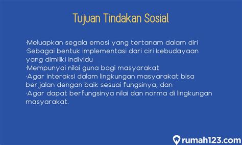 contoh tindakan sosial  masyarakat disertai pengertian  jenis
