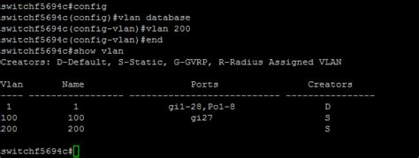 Configuraci N De Vlan A Trav S De Cli En Los Switches Gestionados