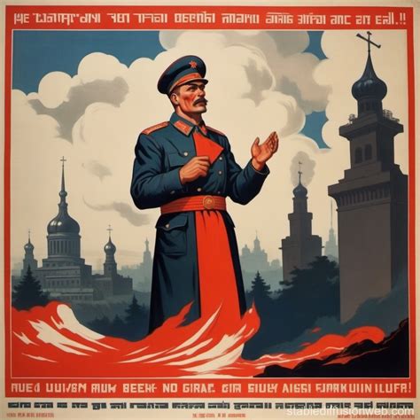 Soviet Propaganda Poster Style Prompts Stable Diffusion Online