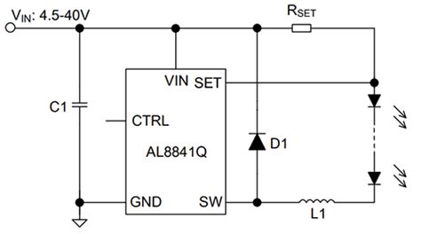 Al8841q Automotive Step Down Led Drivers Diodes Inc Mouser